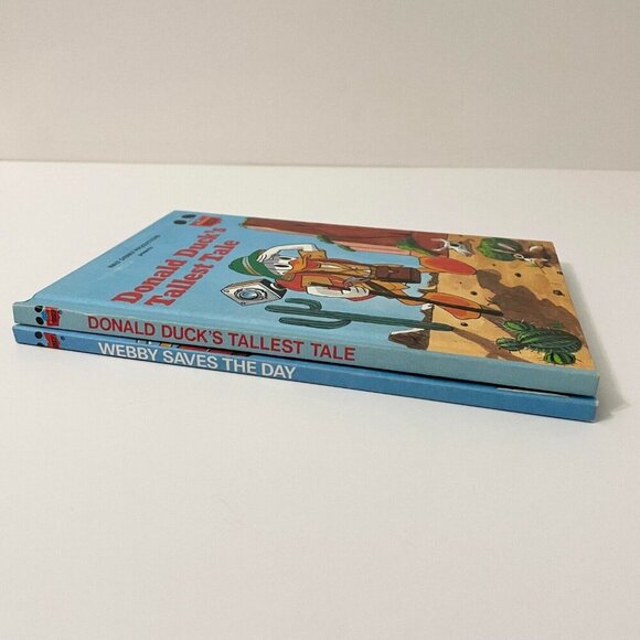 Vintage Walt Disney Books Duck Tales and Donald Ducks Tallest Tale - Picture 3 of 16